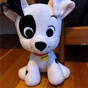🩵 Patchy Pup Plush Toy - White and Black